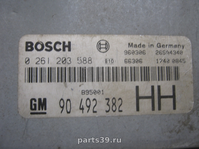 Блок управления двигателя ECU на Opel Omega B