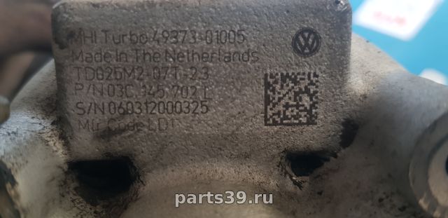 Турбина на Volkswagen Golf 5 поколение