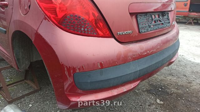 Бампер задний Зад. на Peugeot 207 1 поколение