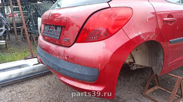 Бампер задний Зад. на Peugeot 207 1 поколение