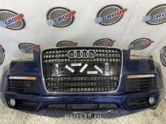 Бампер передний на Audi Q7 4L